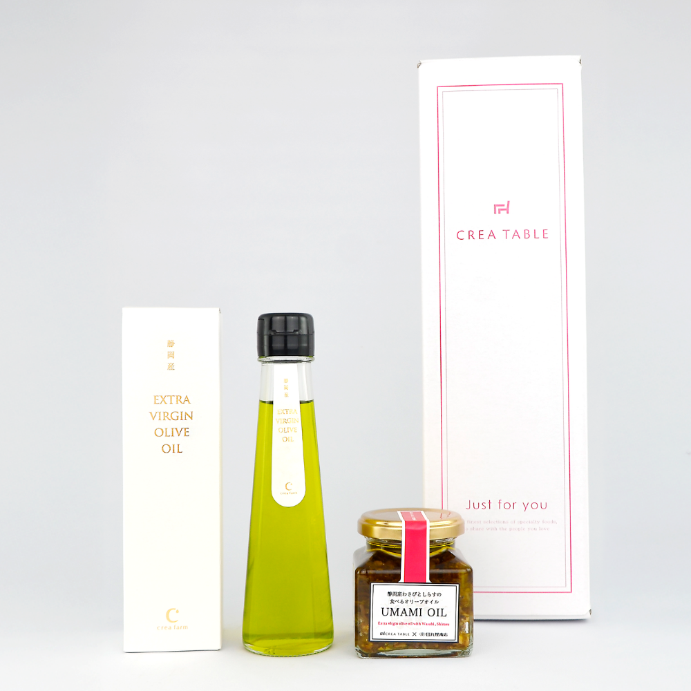 静岡産オリーブオイルと食べるオリーブオイル ギフトセット