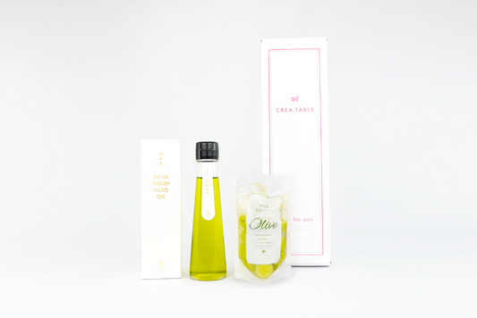 静岡産オリーブオイルとオリーブ漬けセット