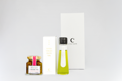静岡産オリーブオイルとUMAMI OILセット